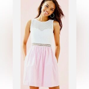 NWT Lilly Pulitzer Alivia Seersucker Mini Dress